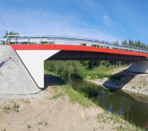 Budowę mostu przez rzekę Jasiołkę wraz z połączeniem dróg powiatowych Nr 2510R i 2511R
