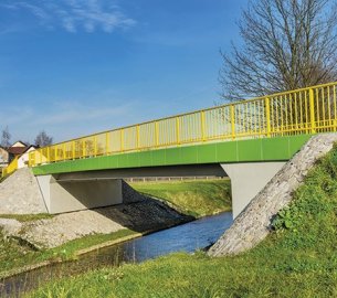 Odbudowa mostu na rzece Wielopolka w ciągu drogi Glinik Sklep – Krzemienica w m. Glinik