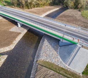 Odbudowa mostu z dojazdami w ciągu drogi powiatowej Nr 2220R Mrzygłód – Tyrawa Wołoska w km 1 + 616