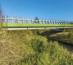 Przebudowa mostu na rzece Wielopolka w ciągu drogi powiatowej Nr 1345R Lubzina – Okonin w m. Okonin 